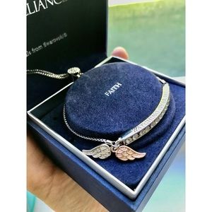 Swarovski “Watching Over Me” Silver Bracelet. NWOT